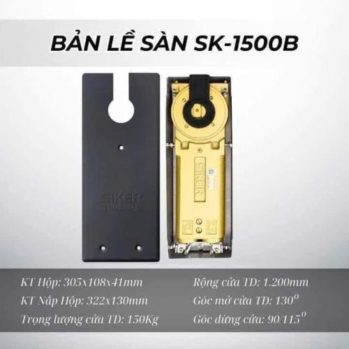 Bản lề sàn SK-1500B – Giải pháp hoàn hảo cho cửa kính cường lực